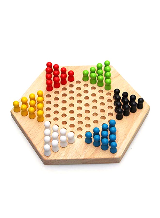WLFF Chinese Hexagon Checker Play Set - Image 1