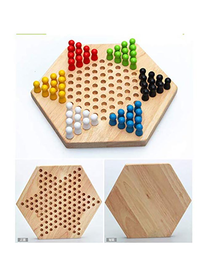 WLFF Chinese Hexagon Checker Play Set - Image 2