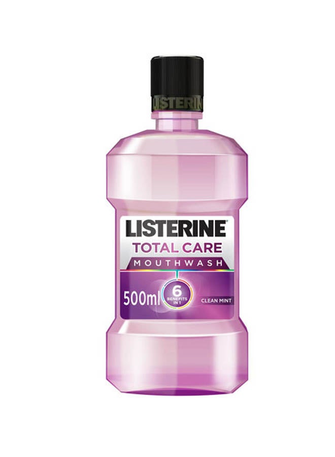 Listerine Total Care Mouthwash - Clean Mint Purple 500ml 