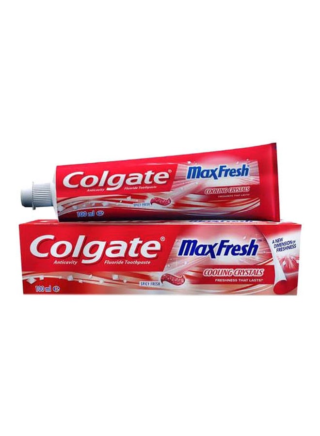 Colgate - MaxFresh Cooling Crystals Toothpaste-Spicy Fresh multicolor 100ml - Image 1