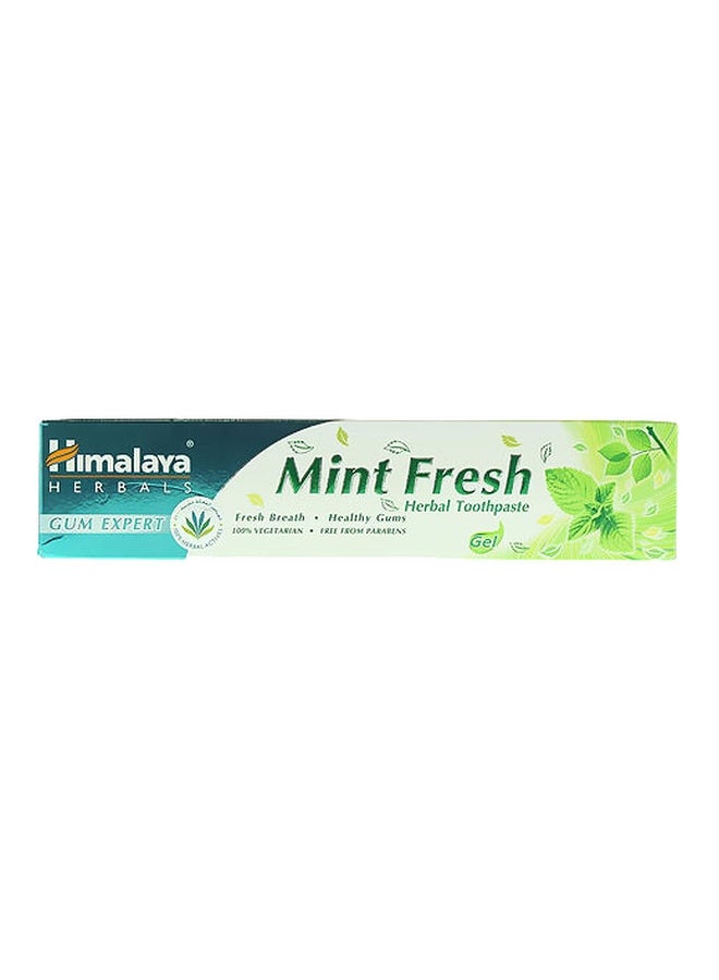 Himalaya Mint Fresh Gum Expert Herbal Toothpaste multicolor 125grams 