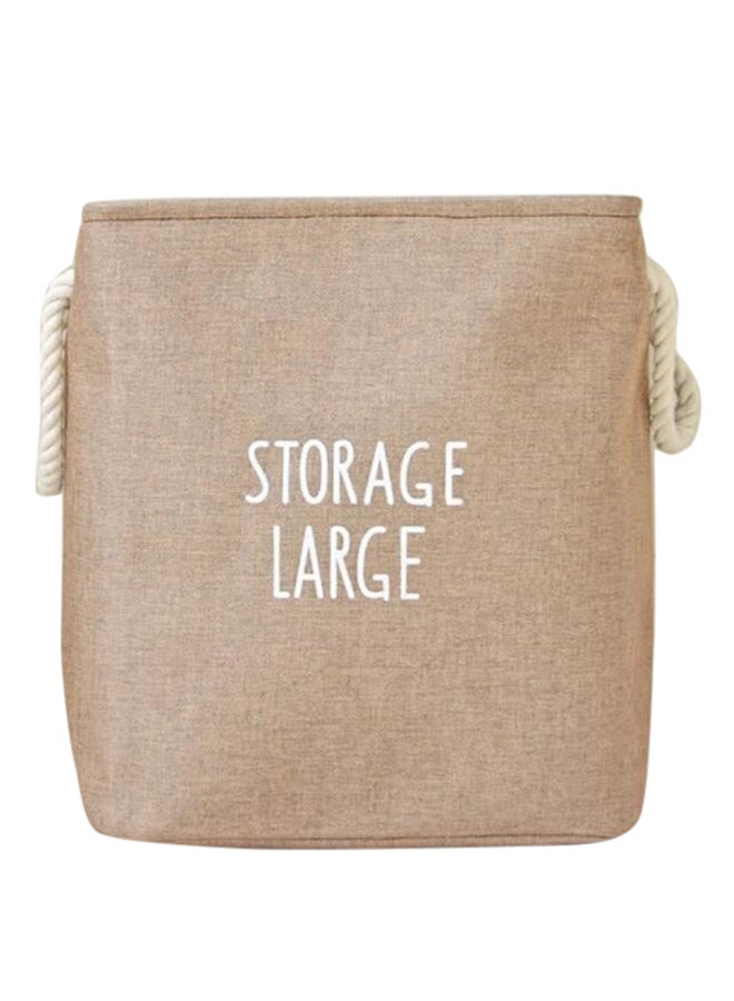 Home Concept Laundry Storage Basket Beige 40x35x45centimeter - Image 1