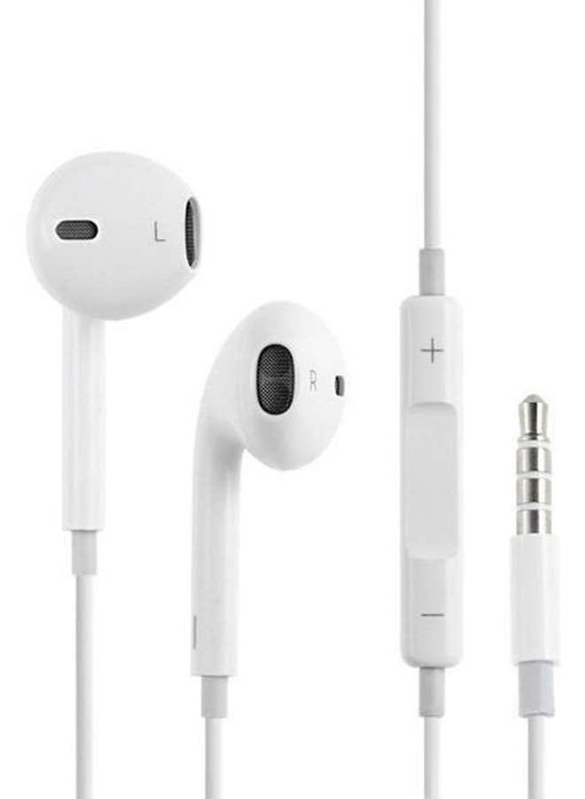 Hoco - In-Ear Wired Earphones With Mic For iPhone White - Image 1