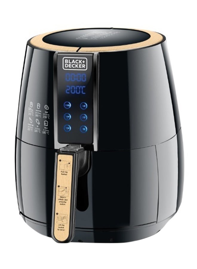 بلاك اند ديكر - مقلاة هوائية رقمية آيرو فراي 4.0 L 1500.0 W AF400 أسود / بيج - Image 1