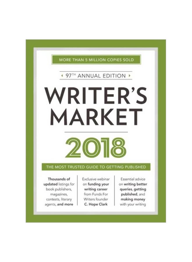 null - Writer's Market 2018 : The Most Trusted Guide To Getting Published paperback english - 29-Sep-17 - Image 1