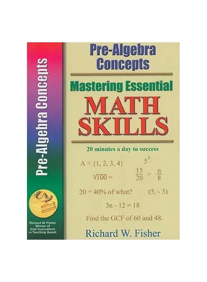 Mastering Essential Math Skills : Pre-Algebra Concepts Paperback English by Richard Fisher - 42522 