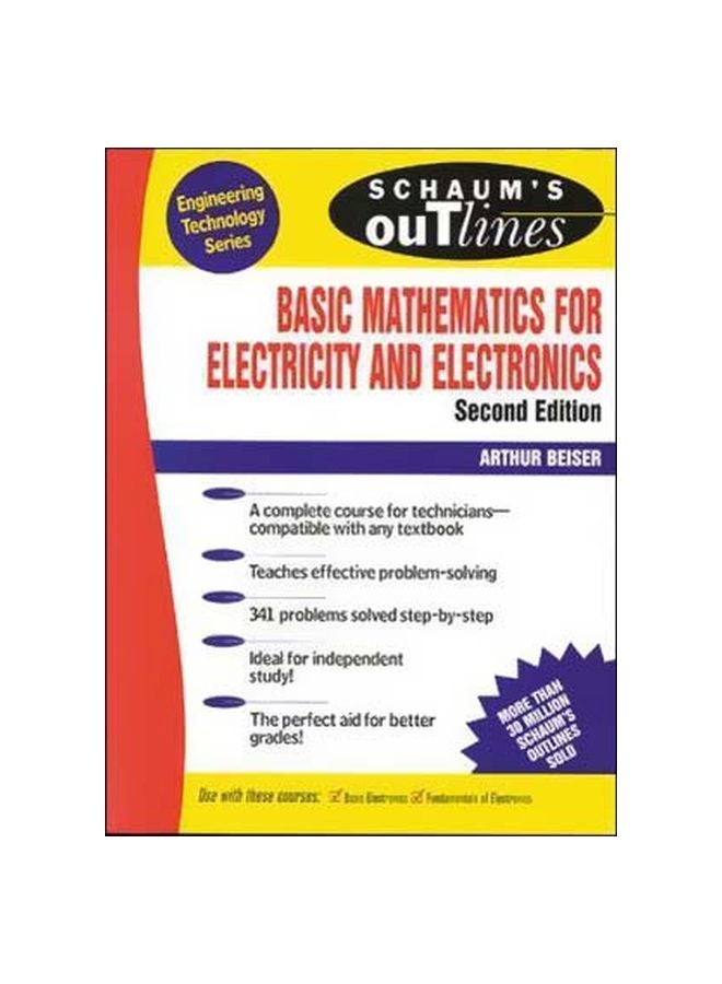 Schaum's Outline Of Basic Mathematics For Electricity And Electronics paperback english - 22-Mar-93 
