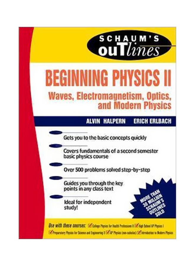Schaum's Outline Of Beginning Physics II paperback english - 22-Jun-98