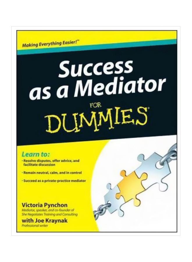 Success As A Mediator For Dummies Paperback English by Victoria Pynchon - 10 April 2012 