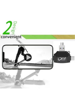 Generic 4-In-1 OTG Card Reader ZB678901 Silver  - Image 5
