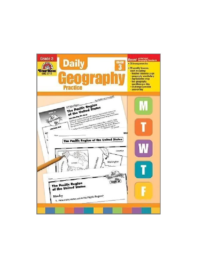 Daily Geography Practice: Grade 3 Paperback English by Evan-Moor Educational Publishers - 01-Aug-04 