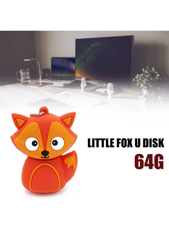Cartoon Fox USB 2.0 Flash Drive 64 GB - Image 3