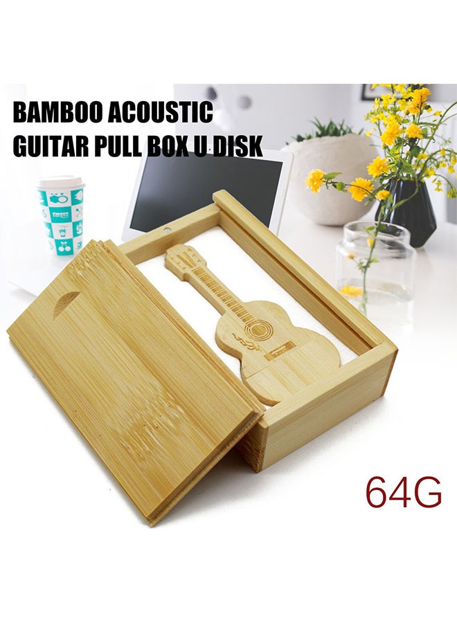 Generic - Guitar Shape USB2.0 Flash Drive With Drawer Box 64 GB - Image 1