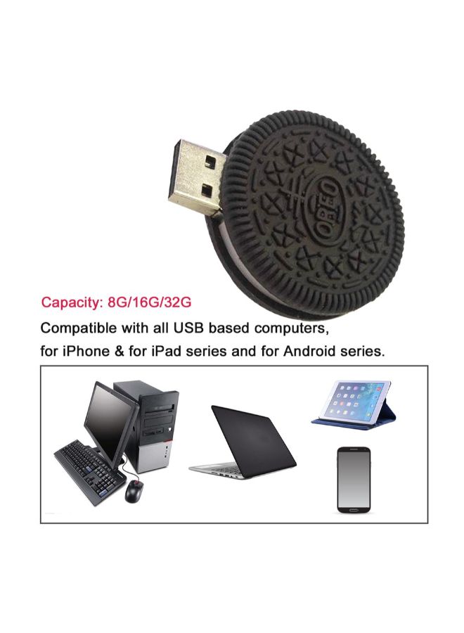 Round Cookie USB 2.0 Flash Drive 8 GB - Image 4
