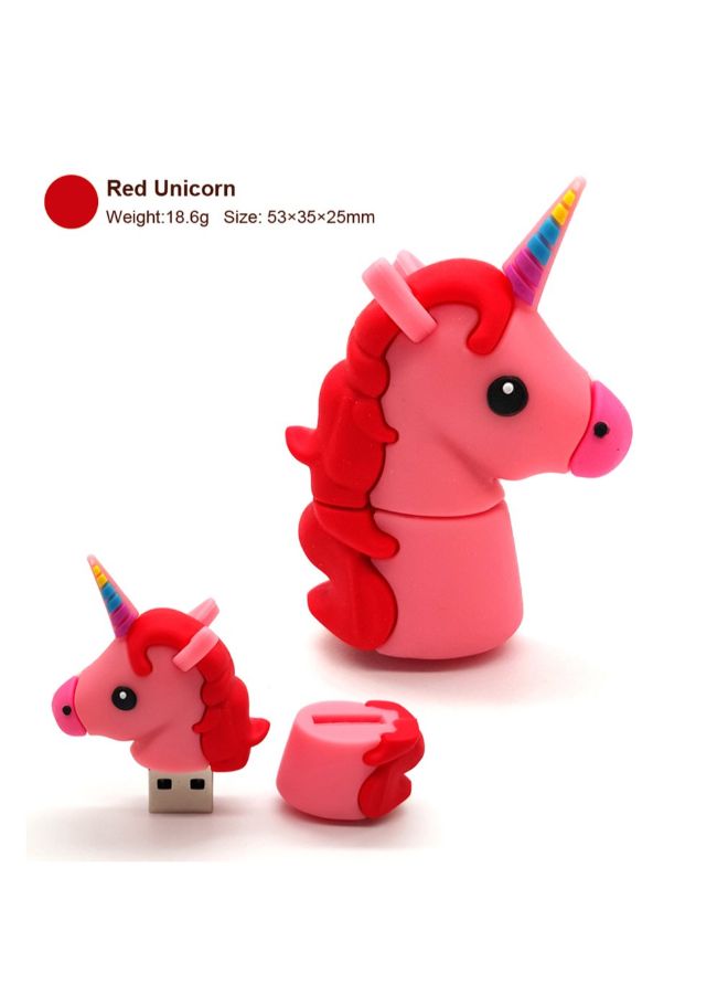 فلاش درايف بمنفذ USB 2.0 بتصميم يونيكورن 8 GB - Image 4