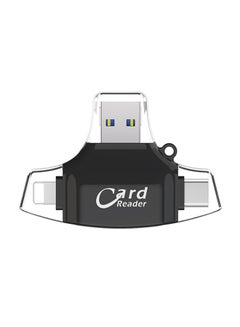Generic 4-In-1 OTG Card Reader ZB678901 Silver  - Image 1