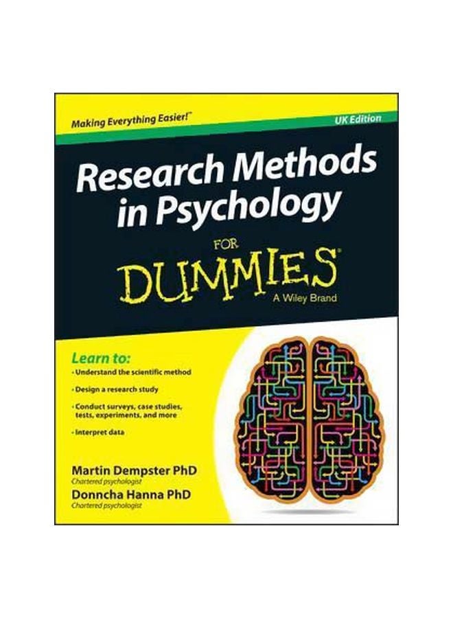null - Research Methods In Psychology For Dummies Paperback English by Martin Dempster - 42359 - Image 1