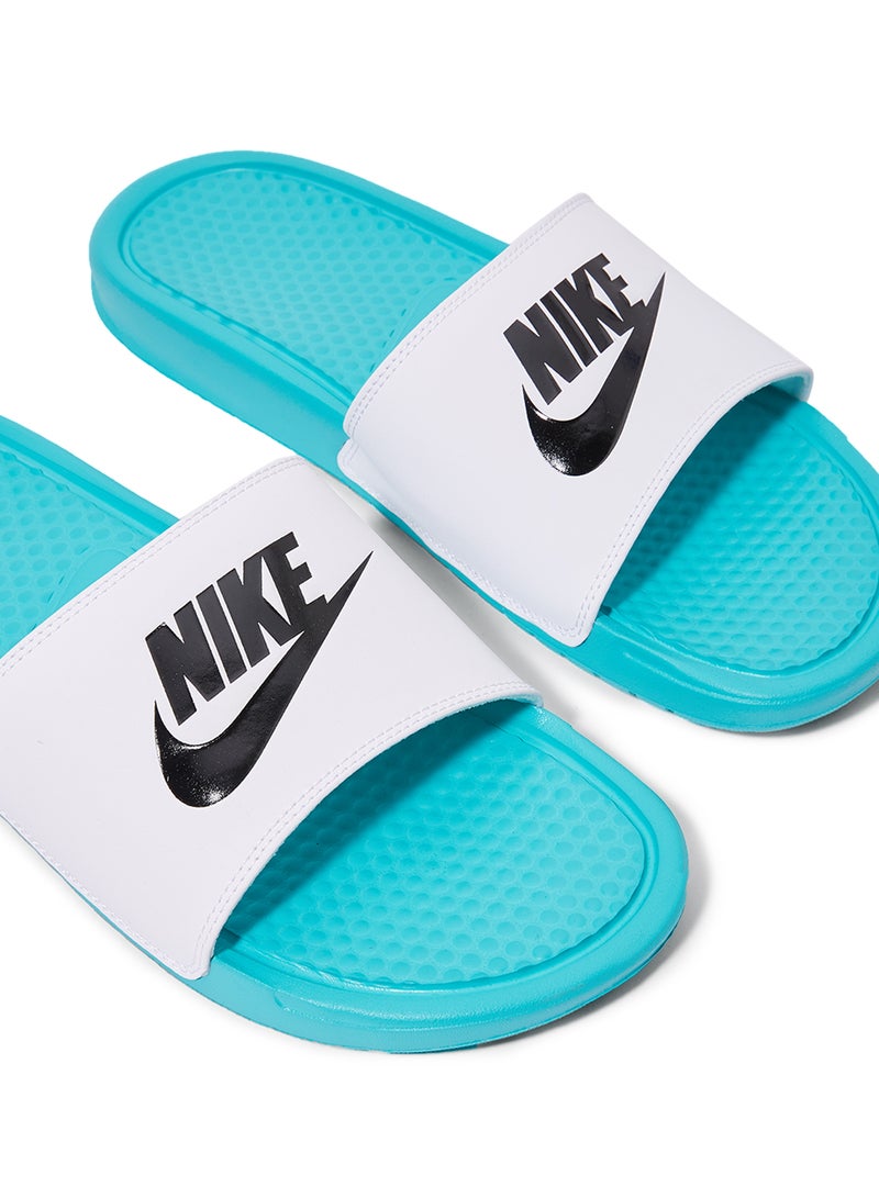 نايكي شبشب بيناسي JDI من المطاط أزرق - Image 4