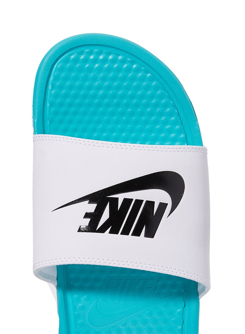 نايكي شبشب بيناسي JDI من المطاط أزرق - Image 3