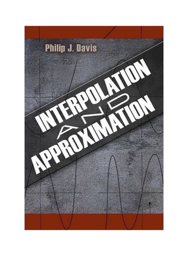 Interpolation And Approximation paperback english - 20 August 2014 