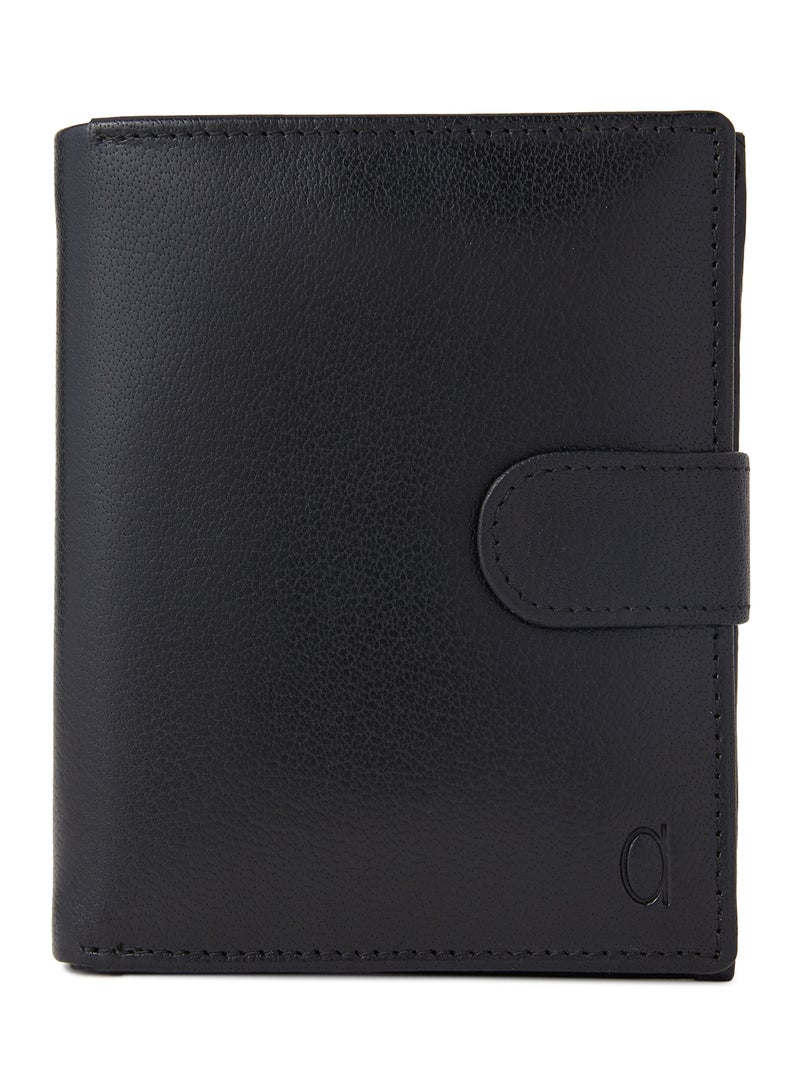 Alfa Leather Co. - 20 Card Slots Large Wallet Black - Image 1