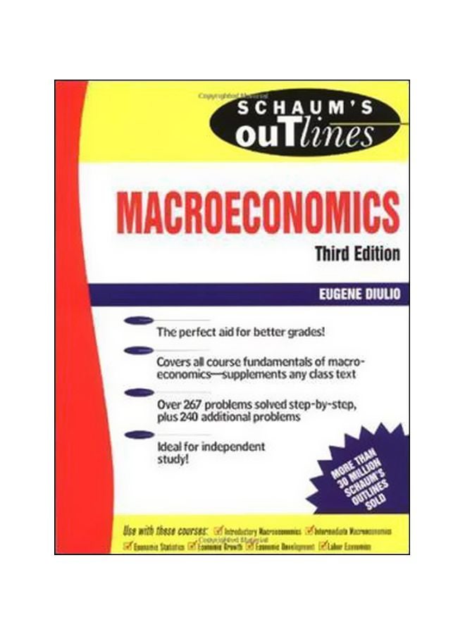 Schaum's Outline Of Macroeconomics paperback english - 22 December 1997