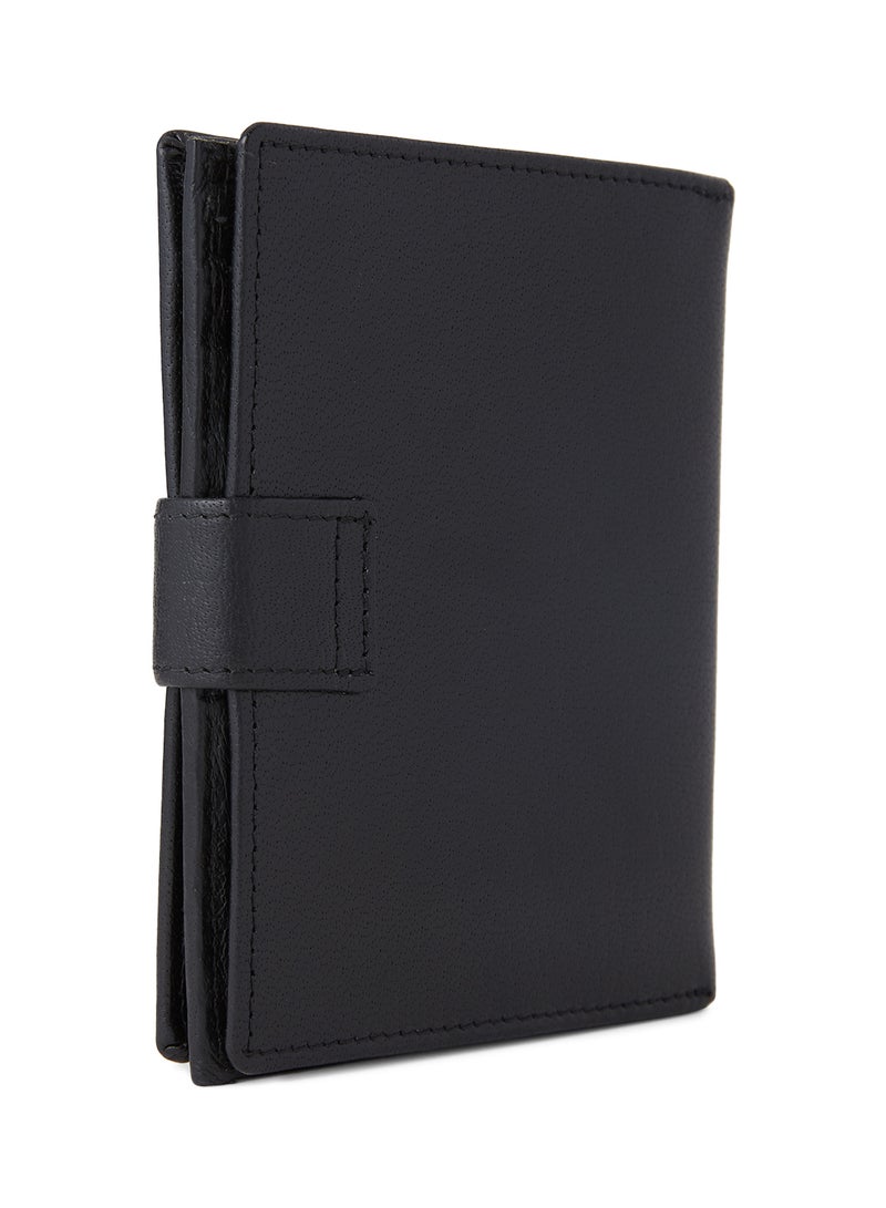 Alfa Leather Co. - 20 Card Slots Large Wallet Black - Image 1