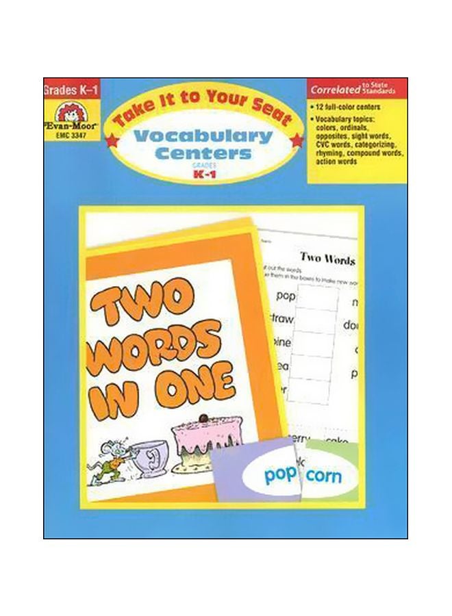 Vocabulary Centers Grades K-1: Take It To Your Seat Paperback English by Jo Ellen Moore - 1 June 2006