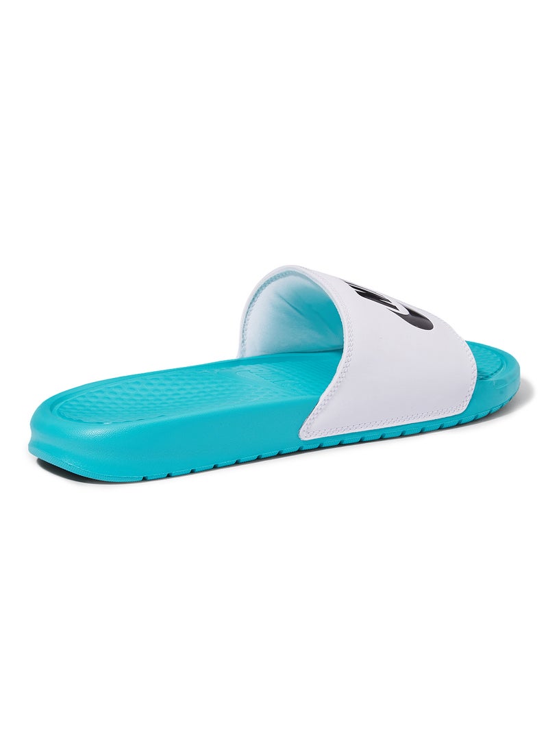 نايكي شبشب بيناسي JDI من المطاط أزرق - Image 2