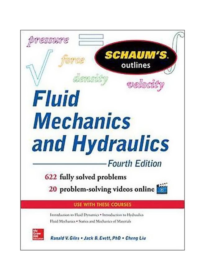 Schaum's Outline Of Fluid Mechanics And Hydraulics paperback english - 29 January 2014