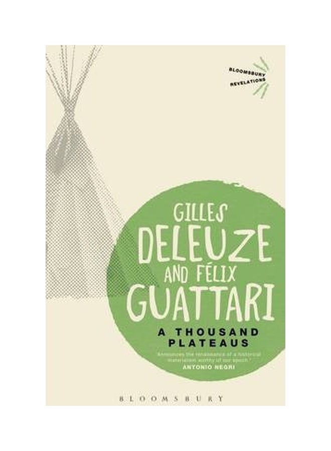 A Thousand Plateaus Paperback English by Gilles Deleuze - 20 June 2013