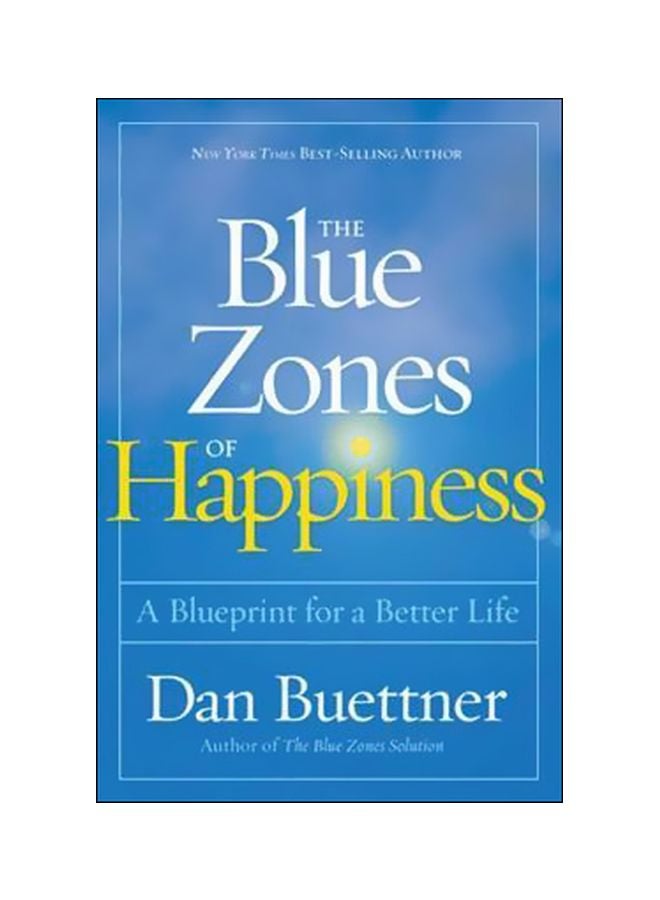The Blue Zones Of Happiness Hardcover English by Dan Buettner - 19 October 2017 