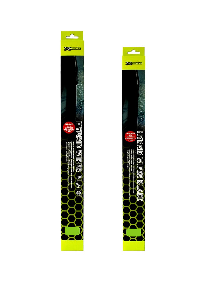 XCESSORIES 2-Piece Universal Wiper Blades Set For Suzuki Reno 2008-05  - Image 1