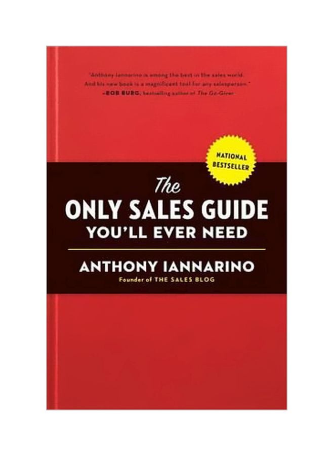 The Only Sales Guide You'll Ever Need Hardcover English by Anthony Iannarino - 42658 