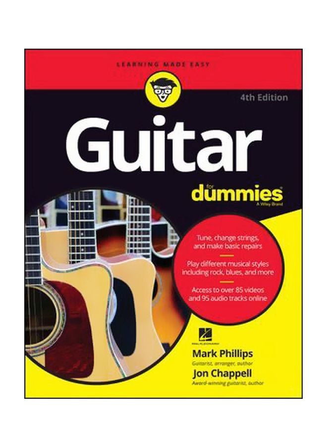 Guitar For Dummies Paperback English by Mark Phillips - 42541 