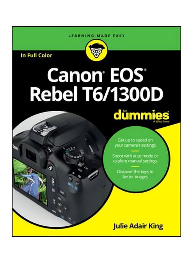 Canon Eos Rebel T6/1300d For Dummies paperback english - 8/1/2016