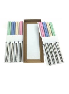 16-Piece Multi-Utility Chopsticks Set Multicolour 6.9inch