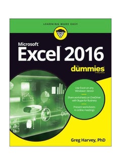 Microsoft Excel 2016 For Dummies paperback english - 20 June 2016 