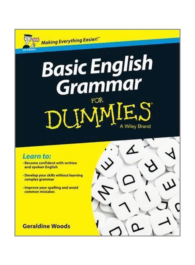 Basic English Grammar For Dummies Paperback English by Geraldine Woods - 42431