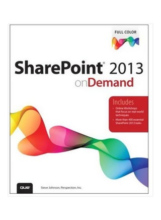 SharePoint 2013 On Demand paperback english - 11/22/2013 - v1562244692/N27450083A_1