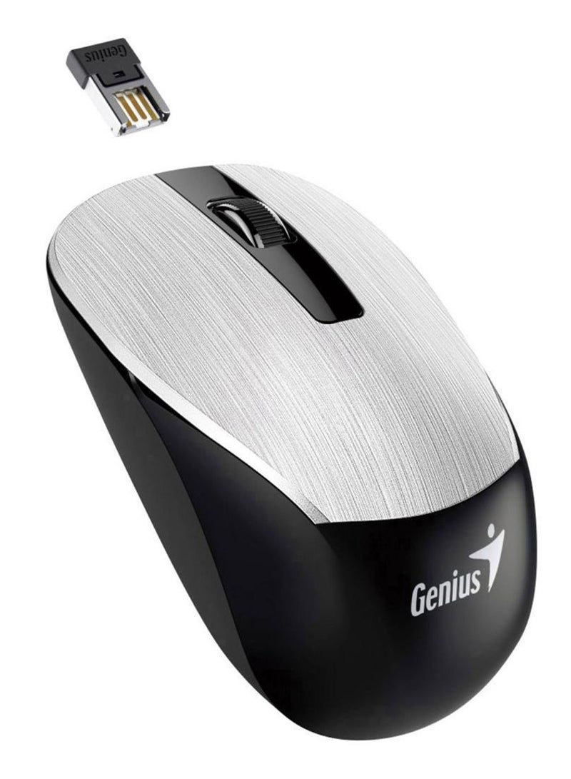 Stylish Wireless Mouse Black/Silver