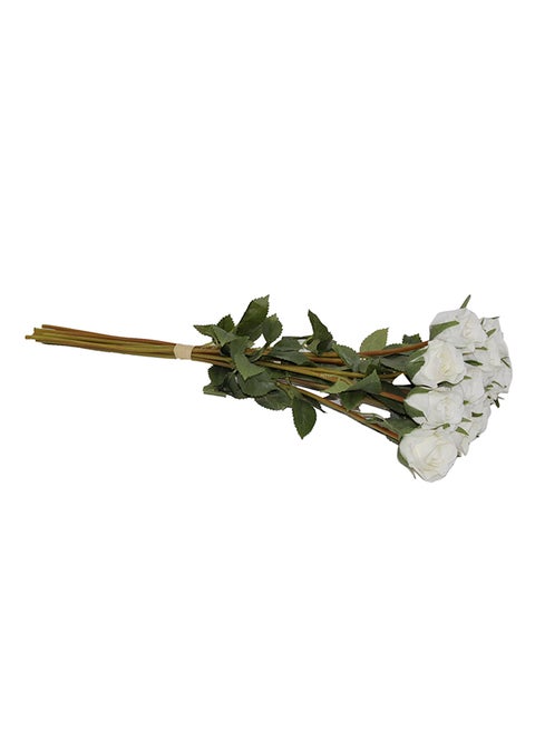 Bundle Of Artificial Flowers White 7centimeter