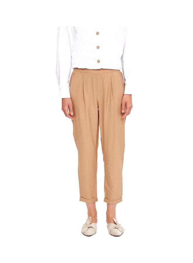 DeFacto Casual Jogger Pants Beige  - Image 1