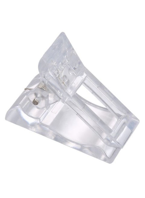 5-Piece Nail Tips Clip Set Transparent