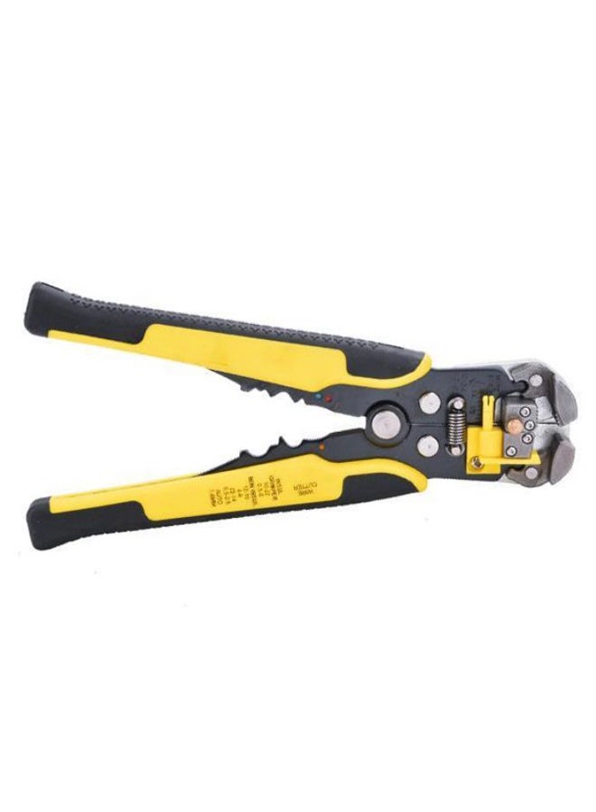Automatic Wire Stripper Crimping Plier Hand Tool Black/Yellow 