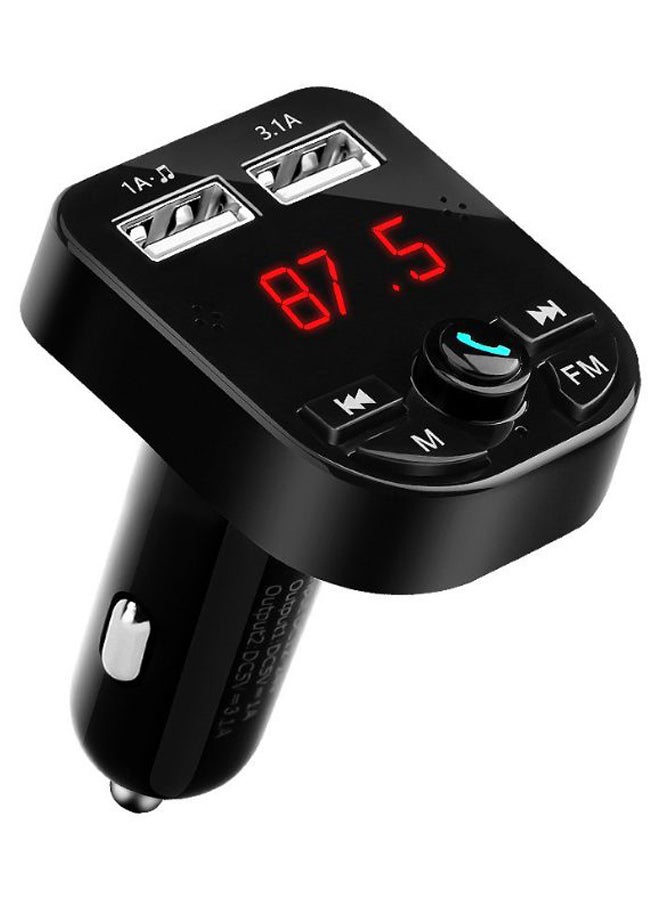 Bluetooth Car USB Charger FM Transmitter LZQ81017816_H Black 