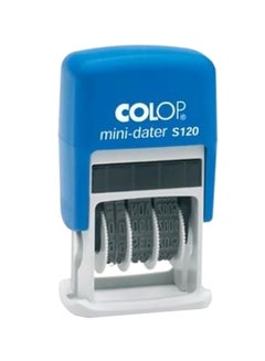 Colop Date Stamper Blue/Grey 