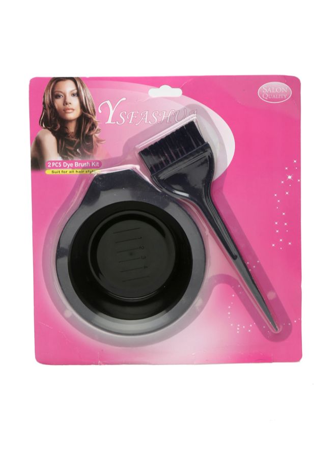 سيسيليا مجموعة فراشي للصبغة من قطعتين أسود 20سم - Image 2