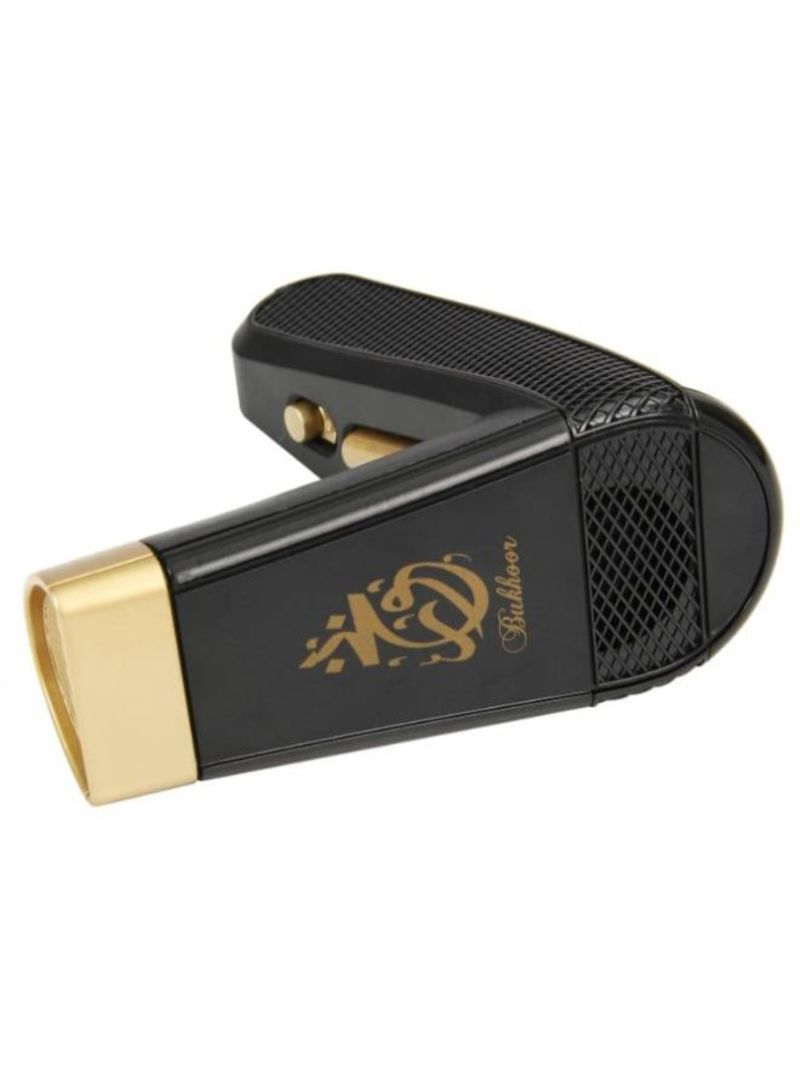Bukhoor Portable Electric Incense Diffuser Black/Gold 50grams  - Image 1