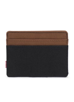 Herschel Charlie RFID Card Case Black/Saddle Brown  - Image 2